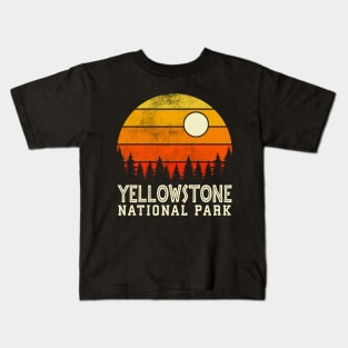 yellowstone retro vintage Kids T-Shirt